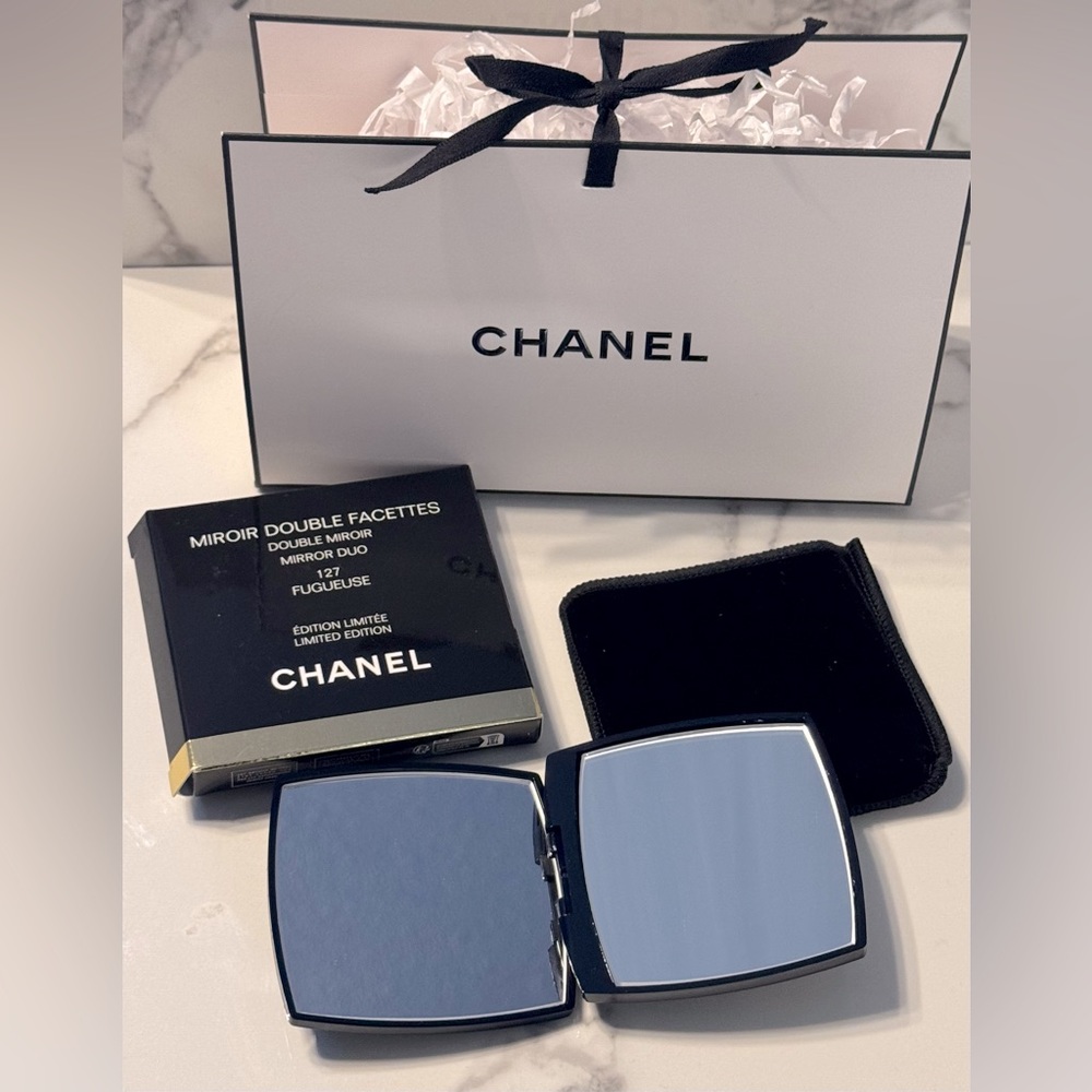 REDUCED NIB Chanel Miroir Double Facette limited edition mirror 127 FUGUEUSE - Picture 3 of 6